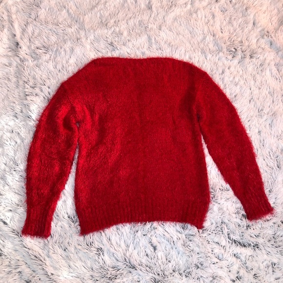 BP. fluffy V neck sweater - Picture 2 of 4